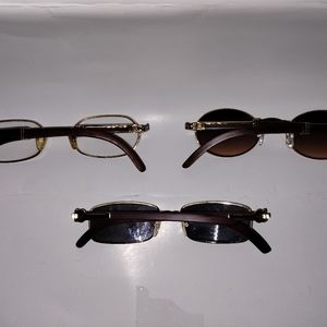 Wood frame glasses READ DESCRIPTION